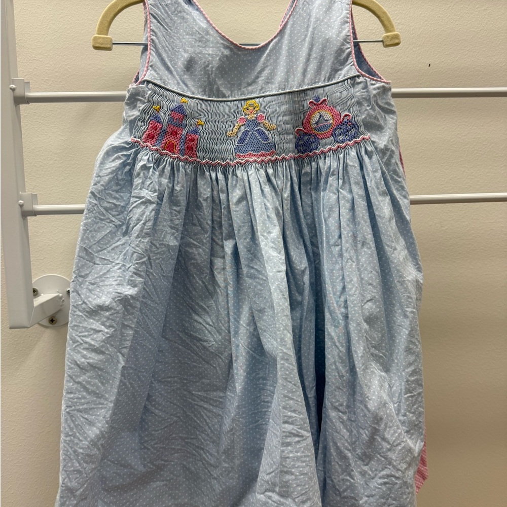 Smocked Cinderella Dress – Size 4 – EUC